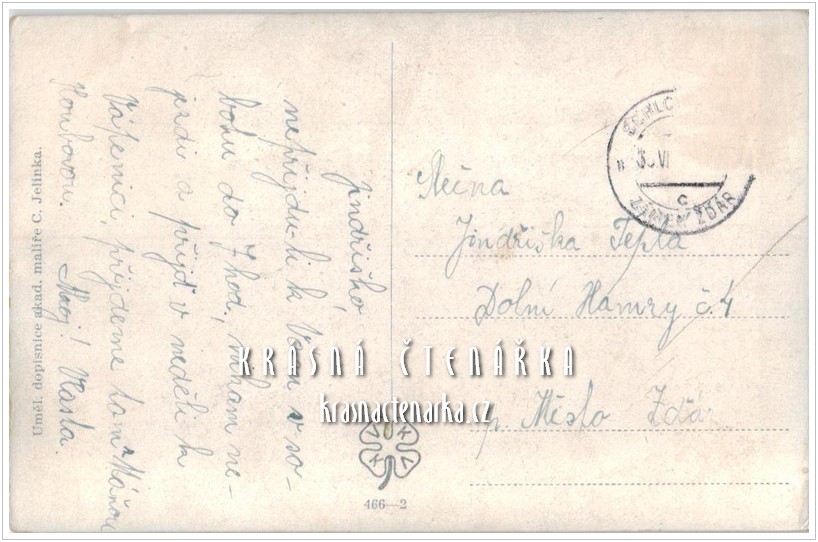 KRAJINA s domky (il. František Cína-Jelínek)