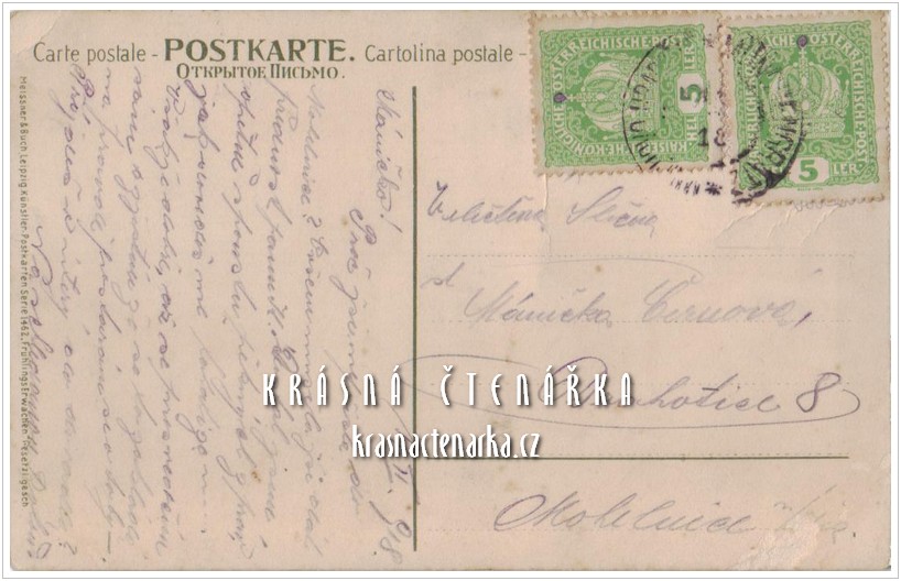 KRAJINA a vesnice s kostelem  (il. Paul Hey)