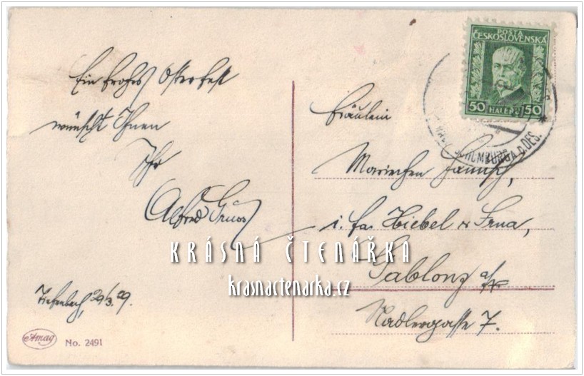 Přání VELIKONOČNÍ s fialkami