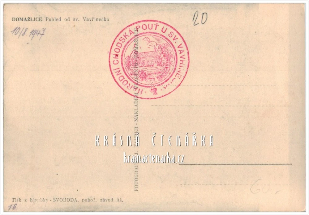 DOMAŽLICE, Pohled od sv. Vavřinečka
