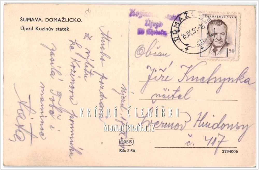 ÚJEZD, Kozinův statek a hostinec