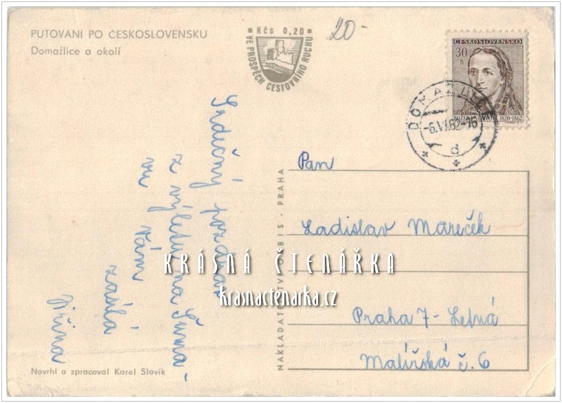 DOMAŽLICE a okolí s mapou (il. Karel Slavík)