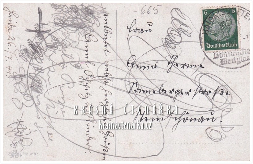 CHLAPEC s květinovým košem