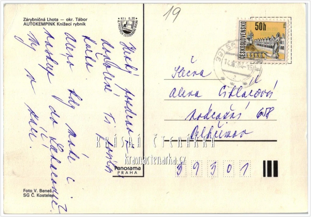 TÁBOR, Autokemping KNÍŽECÍ RYBNÍK