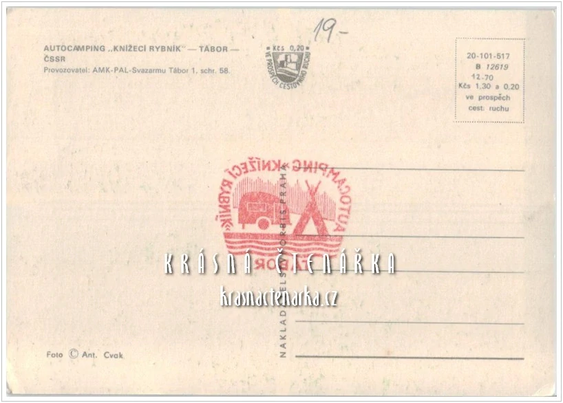 TÁBOR, Autokemping KNÍŽECÍ RYBNÍK