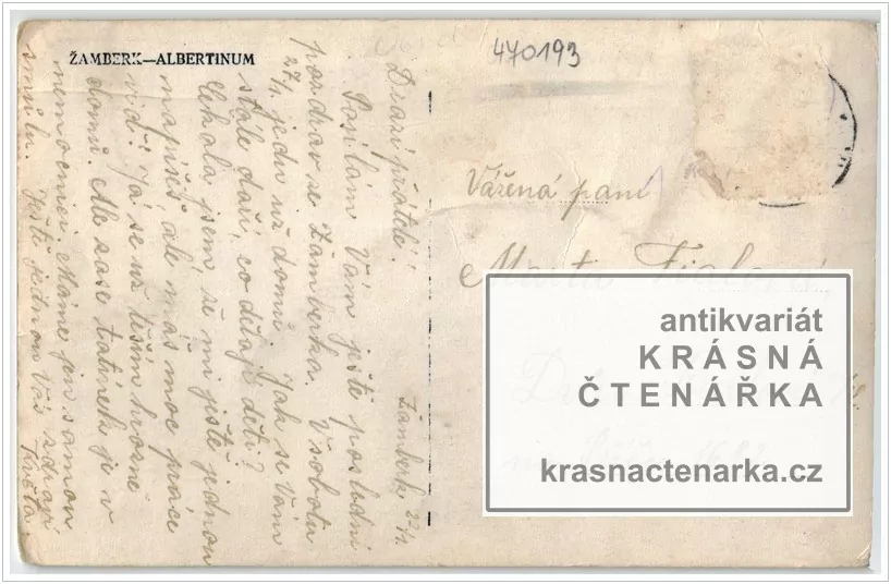 ŽAMBERK, Albertinum, odborný léčebný ústav