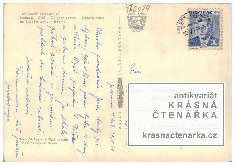 JABLONNÉ NAD ORLICÍ - SUCHÝ VRCH