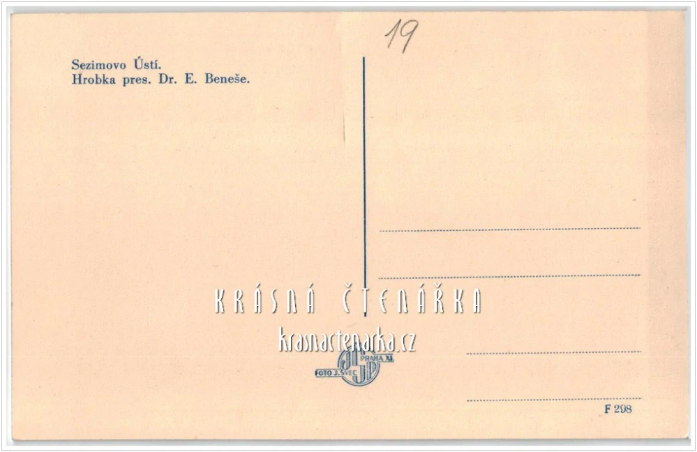 SEZIMOVO ÚSTÍ, Vila Dr. E. Beneše