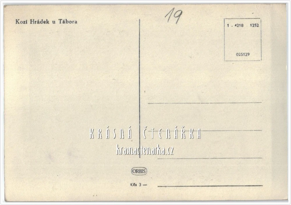 SEZIMOVO ÚSTÍ, Zřícenina hradu KOZÍ HRÁDEK