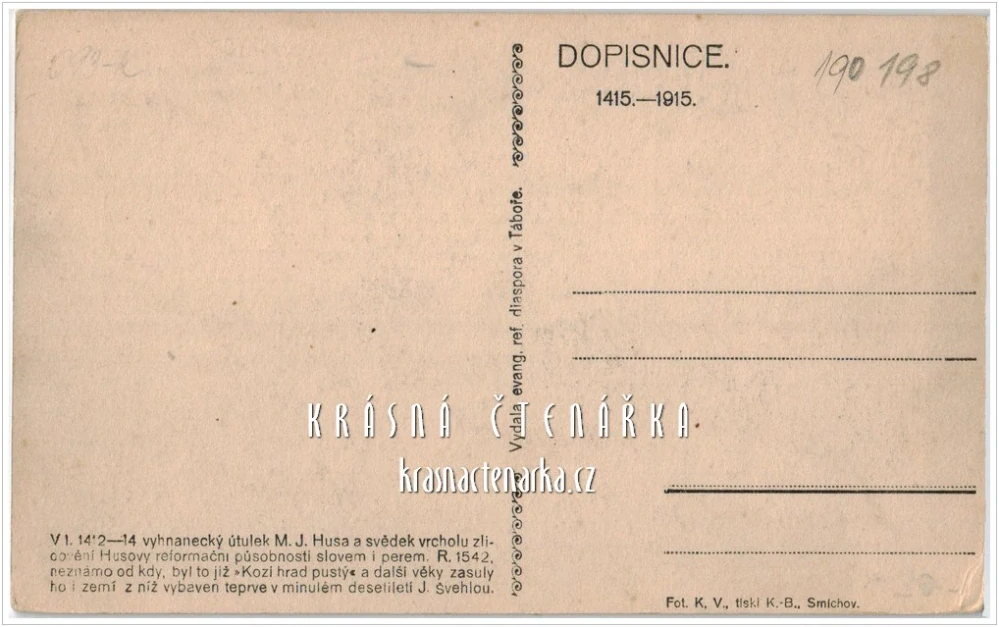 SEZIMOVO ÚSTÍ, Zřícenina hradu KOZÍ HRÁDEK