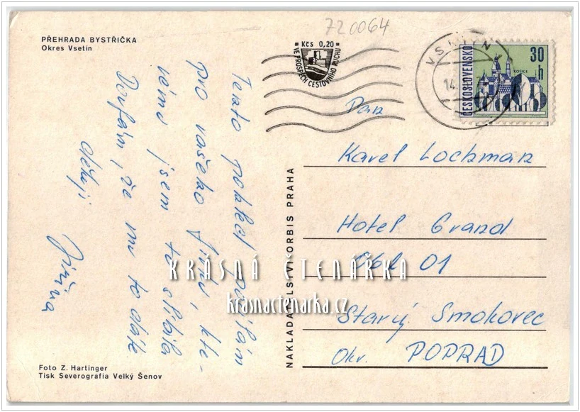 Vodní nádrž BYSTŘIČKA