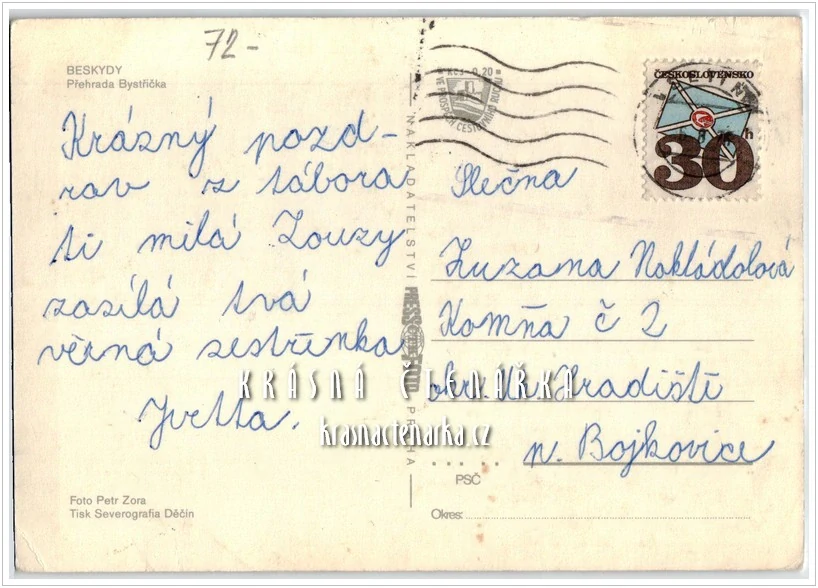 Vodní nádrž BYSTŘIČKA