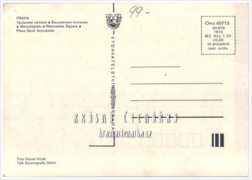 PRAHA, Václavské náměstí v noci