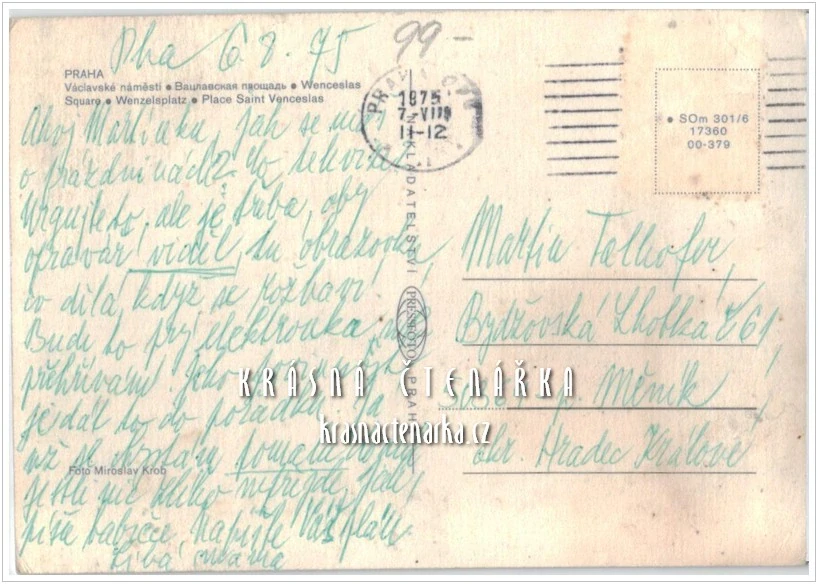 PRAHA, Václavské náměstí v noci