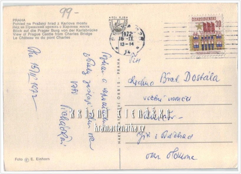 PRAHA, Karlův most v zimě