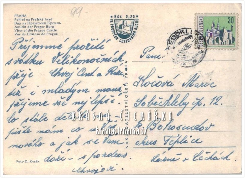 PRAHA, Pohled na Hradčany