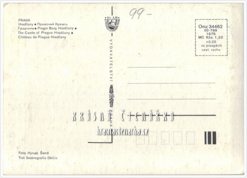 PRAHA, Pohled na Hradčany