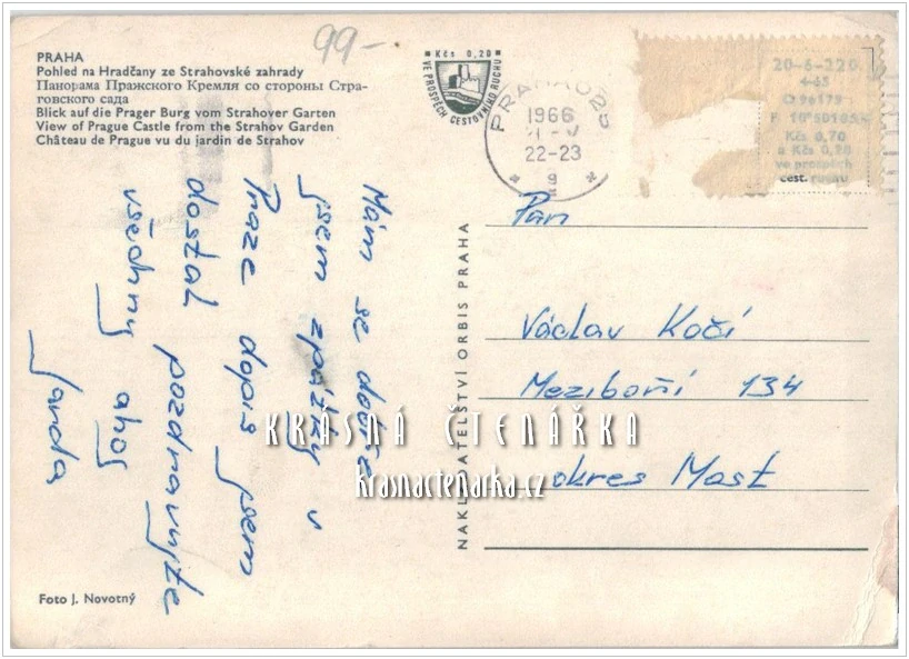 PRAHA, Pohled na Hradčany