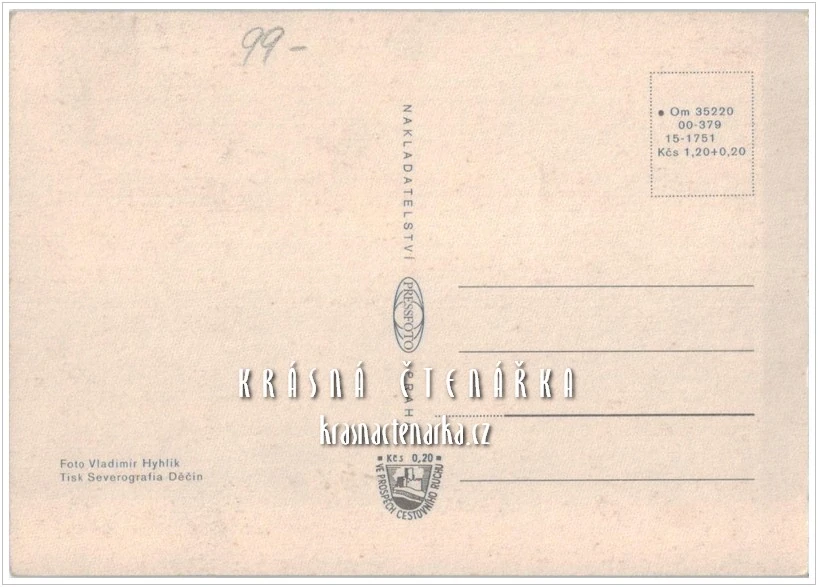 PRAHA, Pohled na kostel sv. Mikuláše na Malé Straně v zimě