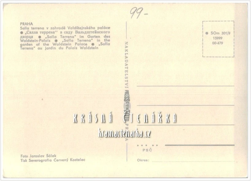 PRAHA, Valdštejnská zahrada