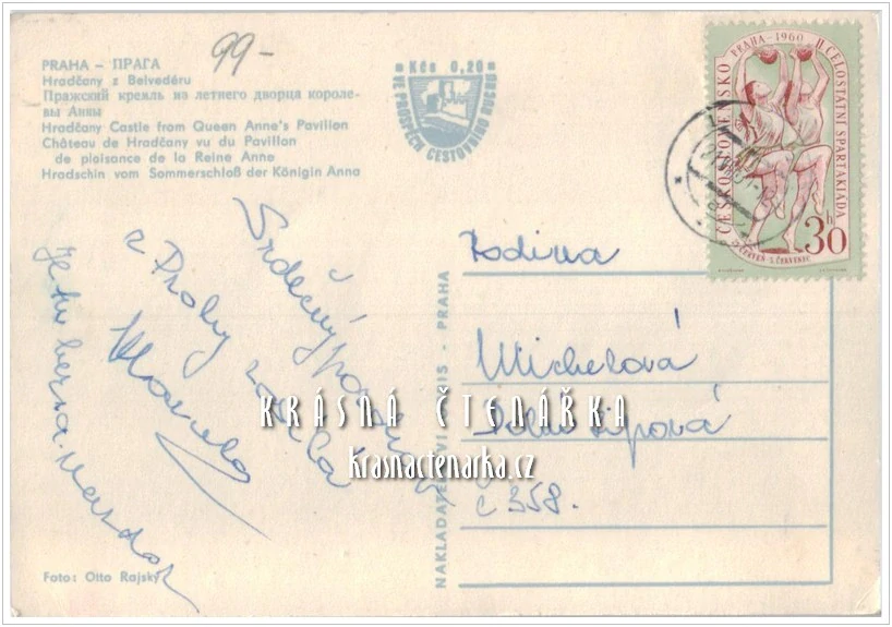 PRAHA, Pražský hrad od Belvederu