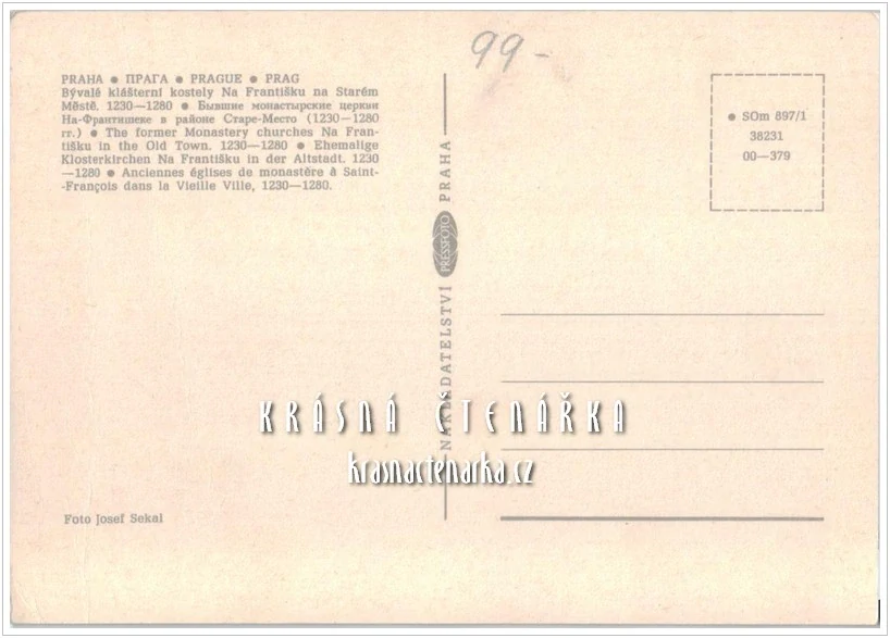 PRAHA, Anežský klášter