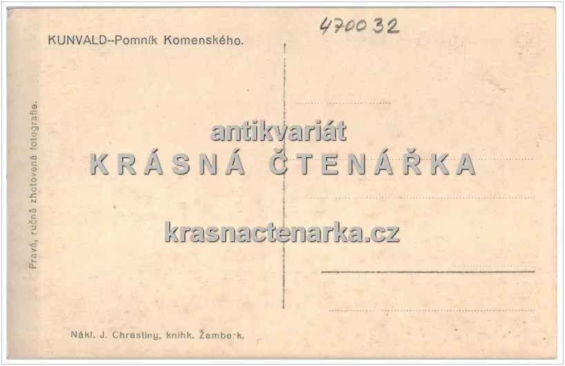 KUNVALD, Pomník Jana Amose Komenského