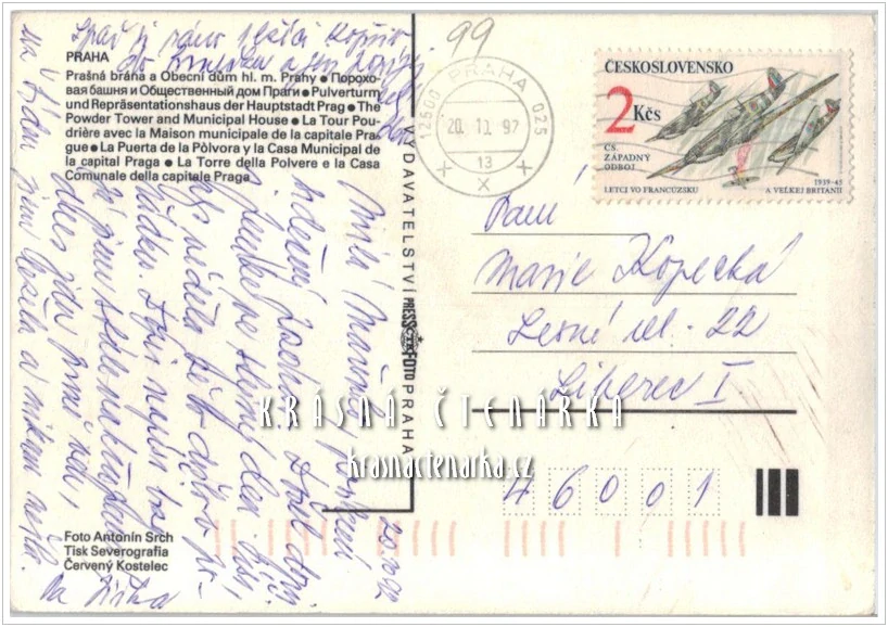 PRAHA, Prašná brána a Obecní dům