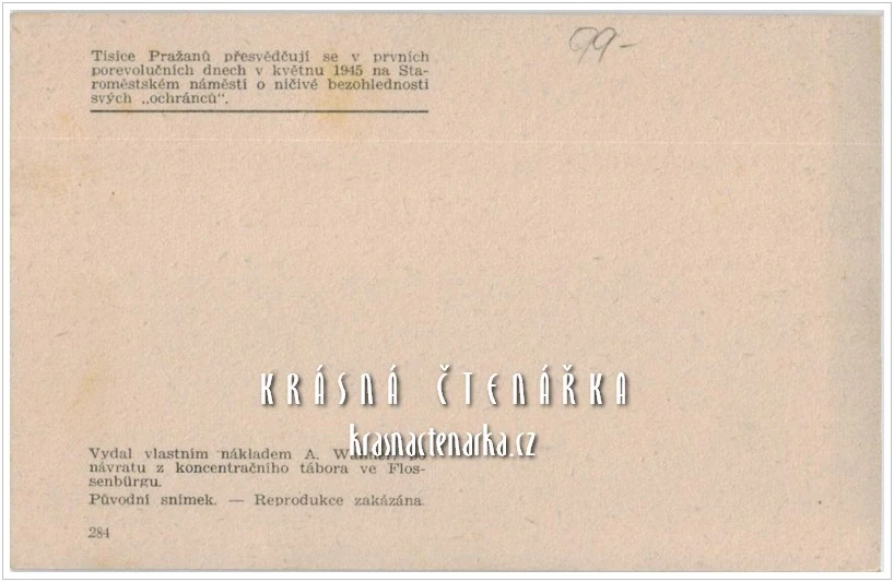 PRAHA, Osvobození Prahy 1945, Staroměstké náměstí