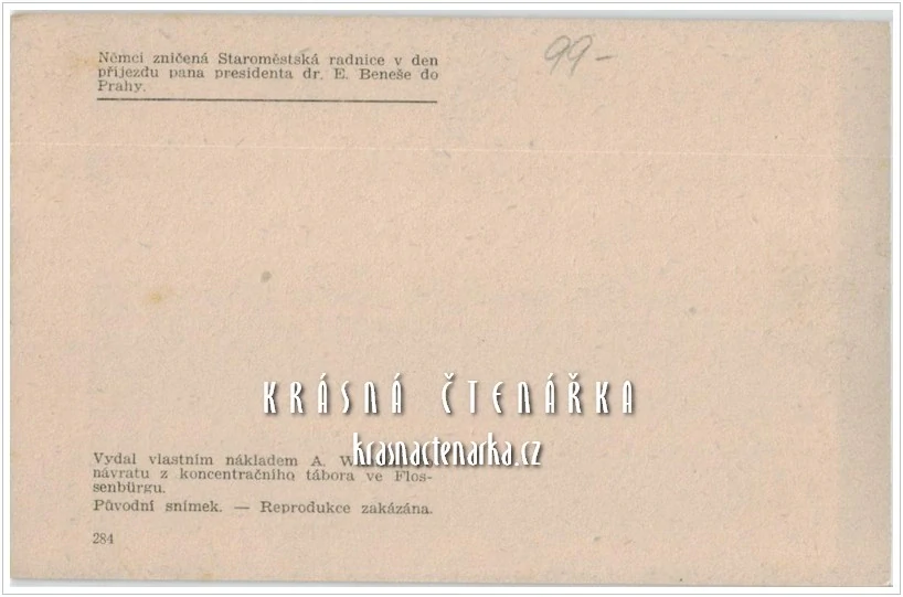 PRAHA, Osvobození Prahy 1945, Staroměstká radnice 