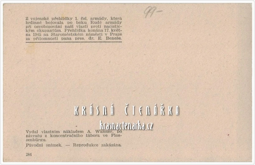 PRAHA, Osvobození Prahy 1945, Vojenská přehlídka