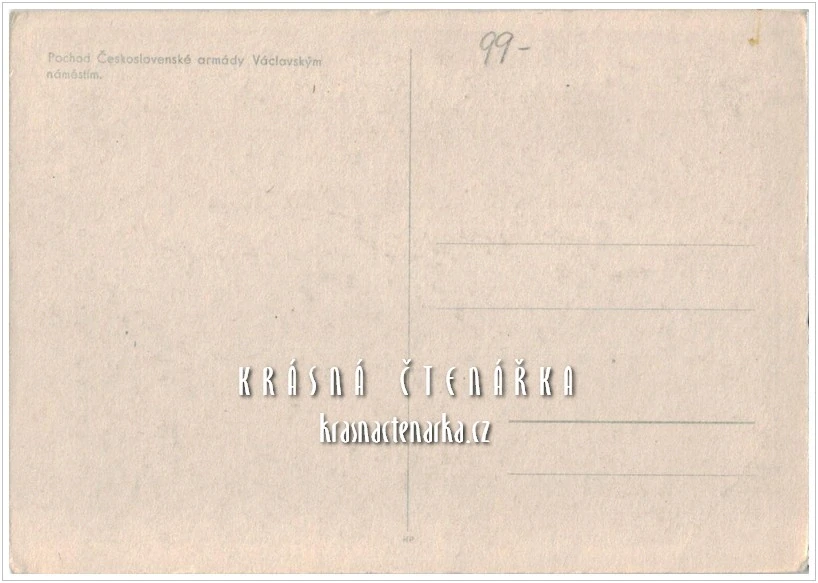 PRAHA, Osvobození Prahy 1945, Pochod Československé armády Václavským náměstím