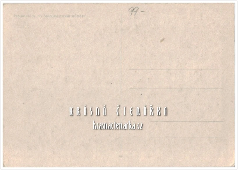 PRAHA, Osvobození Prahy 1945, Projev vlády na Staroměstském náměstí