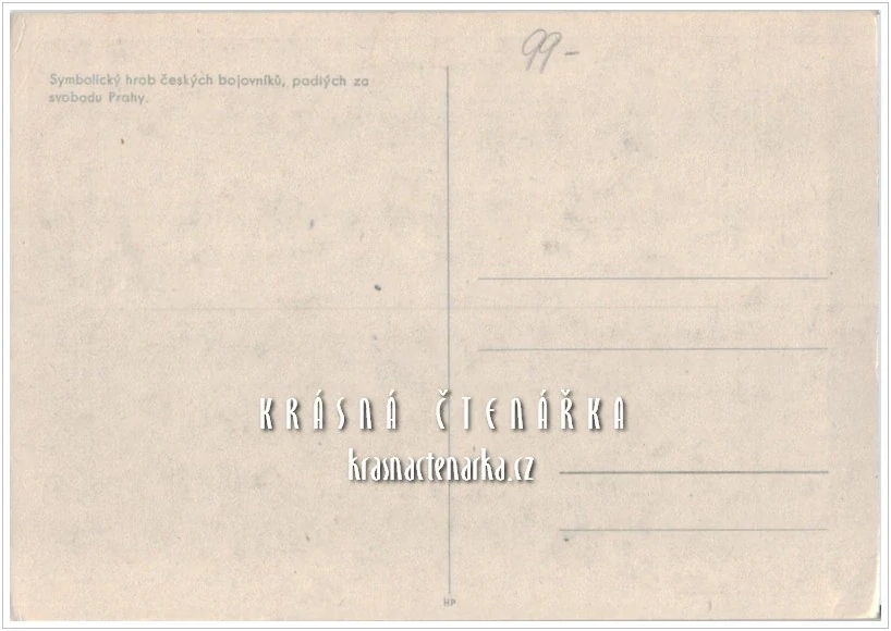 PRAHA, Osvobození Prahy 1945, Symbolický hrob českých bojovníků