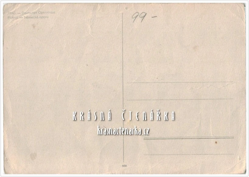 PRAHA, Nové německé divadlo, nyní Státní opera