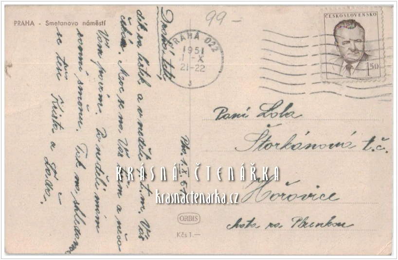 PRAHA a záhonek s rudou hvězdou