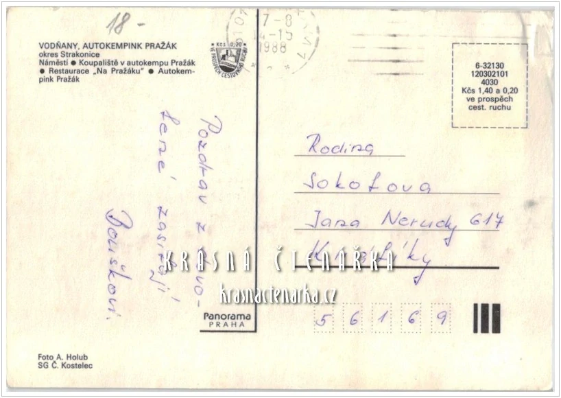 VODŇANY, Autokemp Pražák