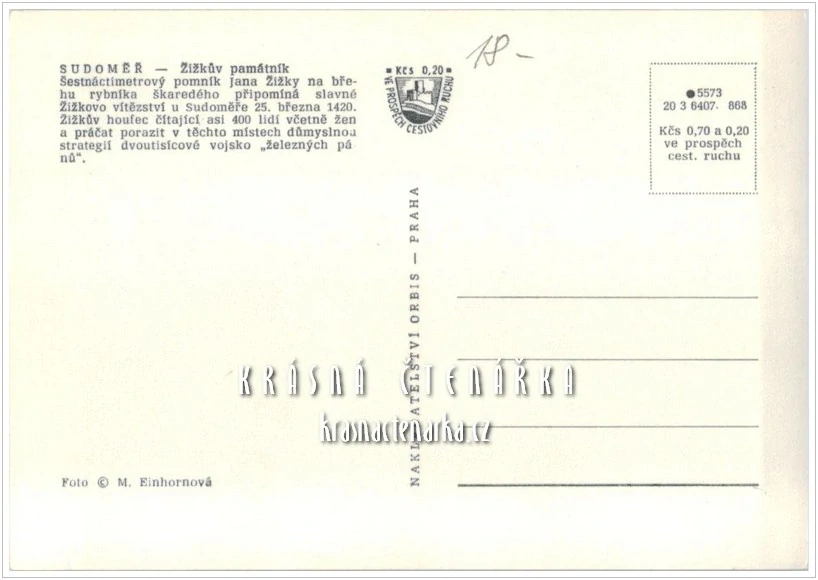 SUDOMĚŘ, Památník Jana Žižky