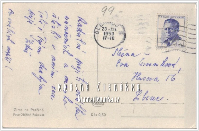 PRAHA vánoční, Zima na Petříně