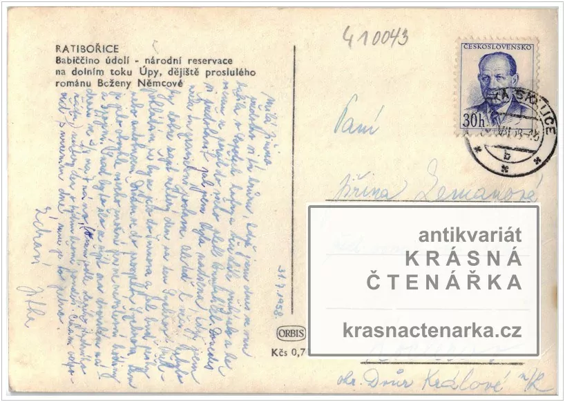 RATIBOŘICE (Babiččino údolí)