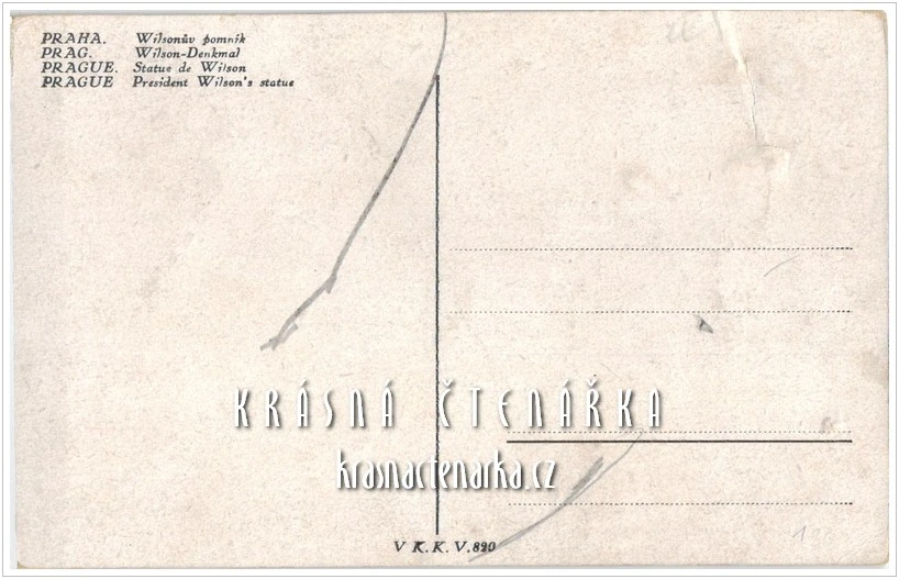 PRAHA, Pomník Woodrowa Wilsona