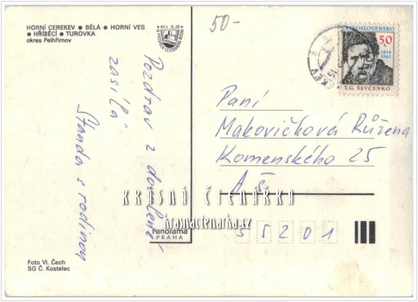 HORNÍ CEREKEV - TUROVKA - HŘÍBĚCÍ