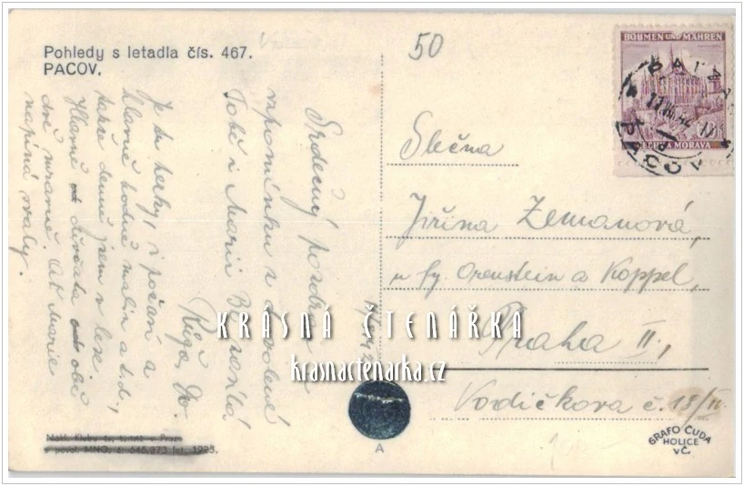 PACOV, Pohledy z letadla čís. 467