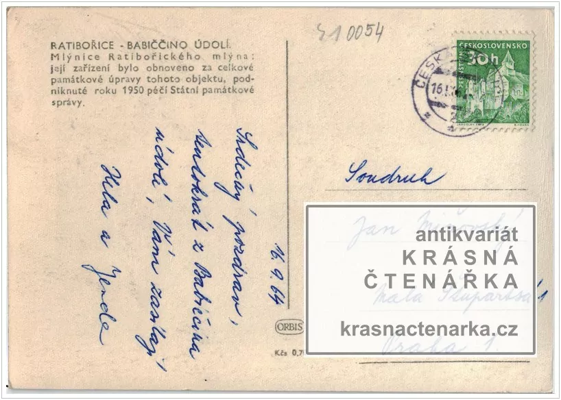 RATIBOŘICE (Rudrův mlýn a vnitřek mlýnice)