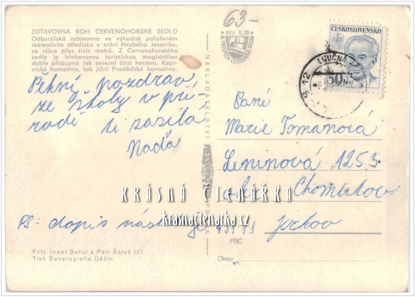 ČERVENOHORSKÉ SEDLO, Turistické chaty