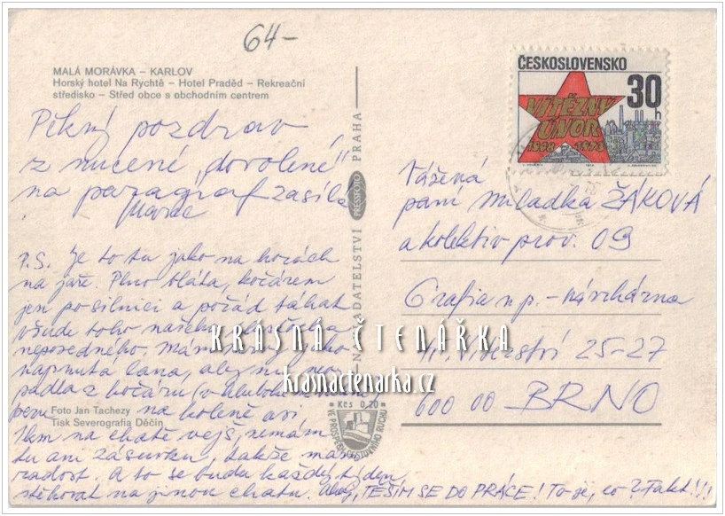 MALÁ MORÁVKA - KARLOV v zimě