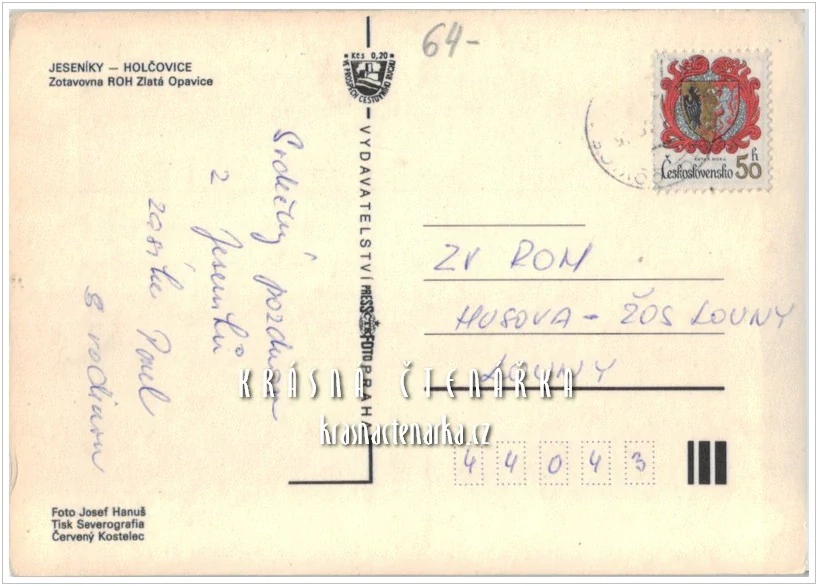 HOLČOVICE, Zotavovna Zlatá Opavice