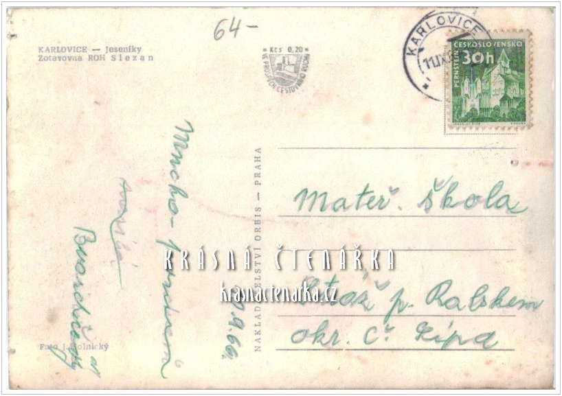 KARLOVICE, Zotavovna Slezan