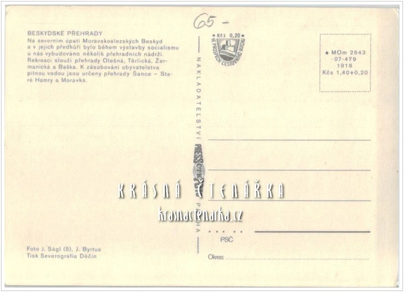 BESKYDSKÉ PŘEHRADY