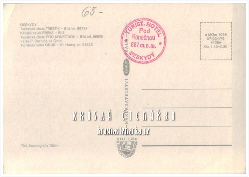 BÍLÁ, Turistické chaty